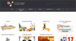 Desktop Screenshot of cecap.es