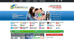 Desktop Screenshot of cecap.com.co